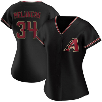 Black Authentic Mark Melancon Women's Arizona Diamondbacks Alternate Jersey