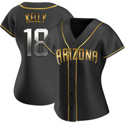 Black Golden Replica Carson Kelly Women's Arizona Diamondbacks Alternate Jersey