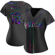 Black Holographic Replica Carson Kelly Women's Arizona Diamondbacks Alternate Jersey