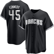 Black/White Replica Buddy Kennedy Youth Arizona Diamondbacks Jersey