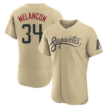 Gold Authentic Mark Melancon Men's Arizona Diamondbacks 2021 City Connect Jersey