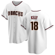 White Replica Carson Kelly Youth Arizona Diamondbacks Home Jersey